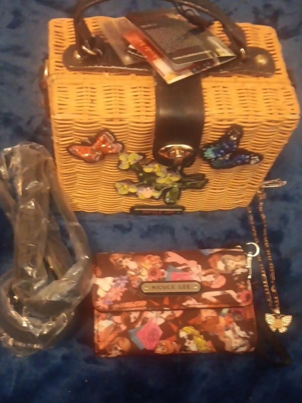 Nicole Lee wicker basket